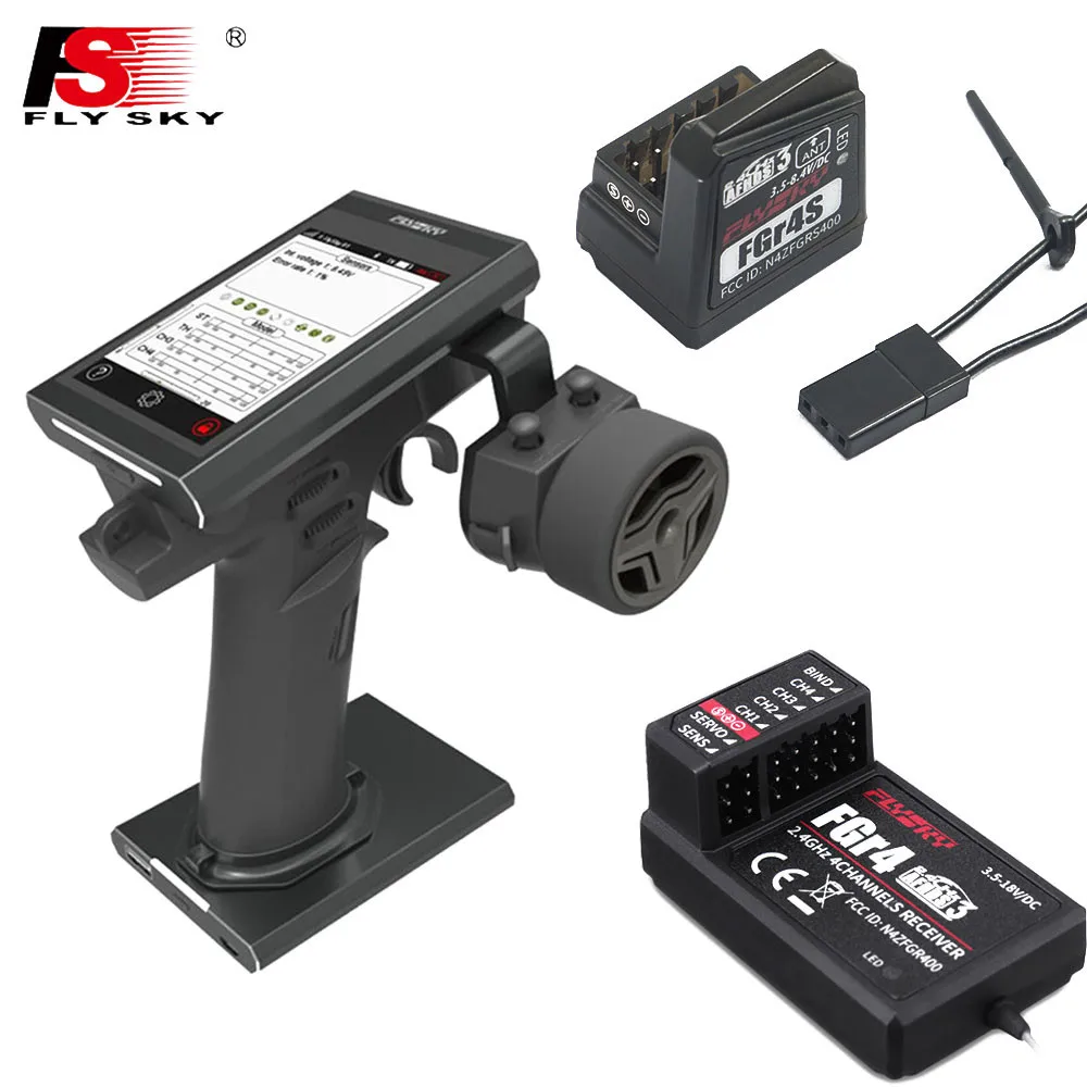 FS NB4 Flysky 2 4G 4CH благородный радиопередатчик с приемником FGR4 & FGR4S HVGA 3 5 дюйма TFT Цвет