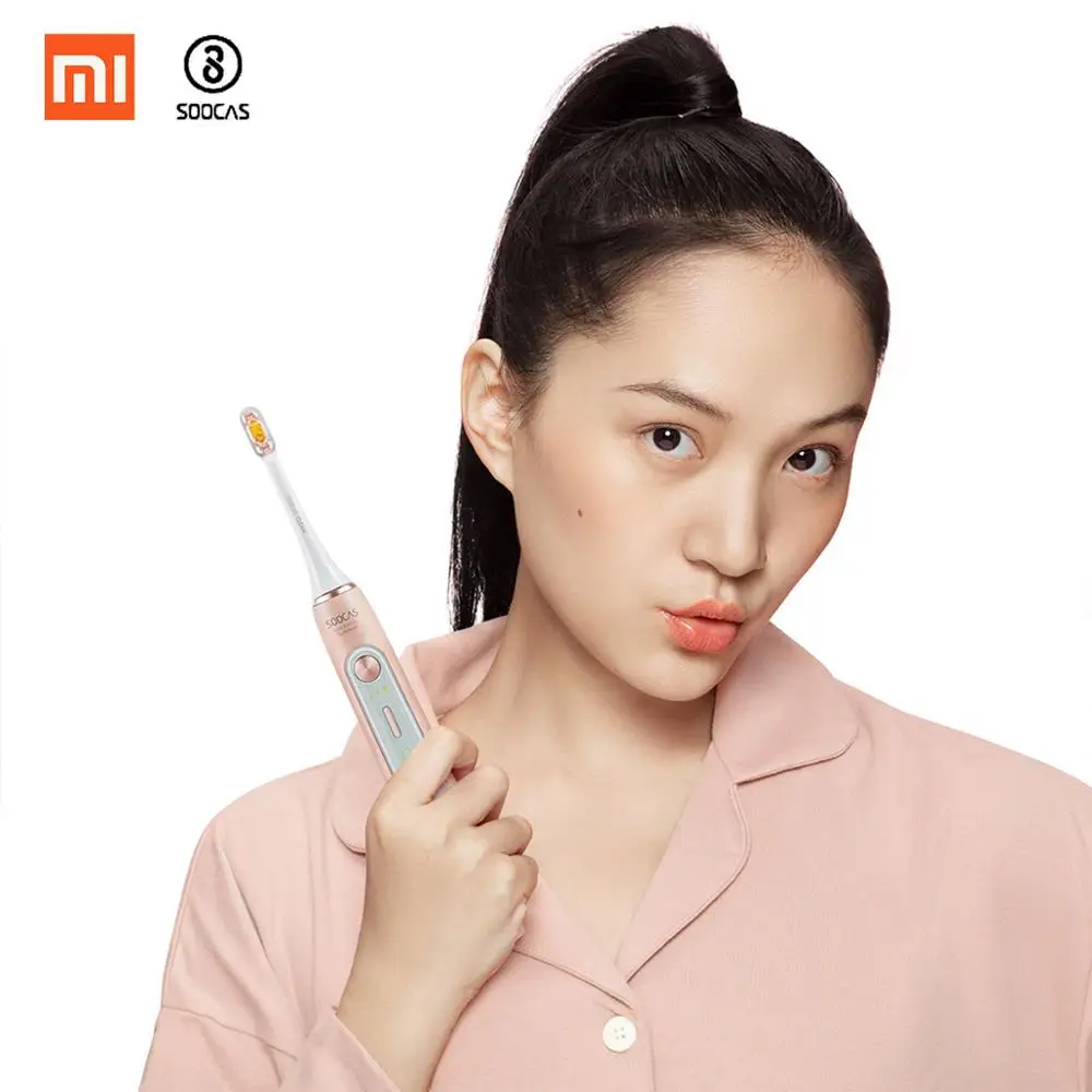 Xiaomi зубная щетка SOOCAS X5 электрическая зубная щетка звуковая электрическая зубная щетка USB перезаряжаемая NFC автоматическая зубная щетка