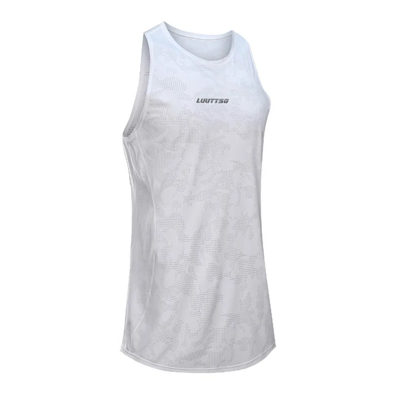 Uabrv Мужская спортивная одежда для бега спортивный жилет летняя дышащая сетка