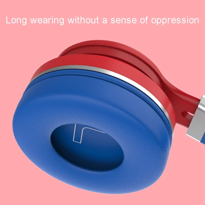 

Bluetooth 5.0 Cat Ear Headphones LED Light Up Noise Cancelling Adults Kids Girl Headset Support TF Card