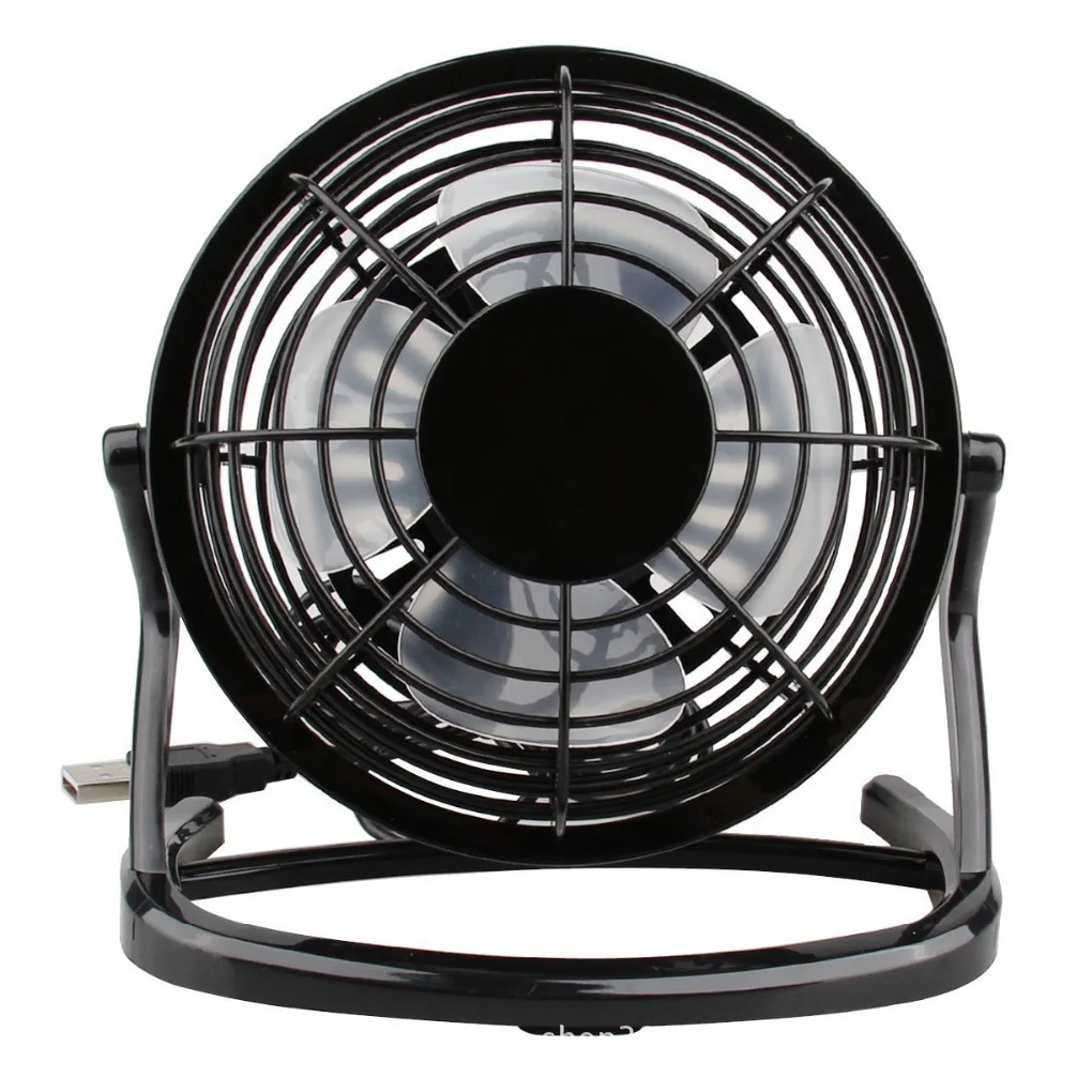 

2 Pieces Mini USB Portable Electric Fan Adjustable Tabletop Fan 4 Inch Low Noise Cooling Fan
