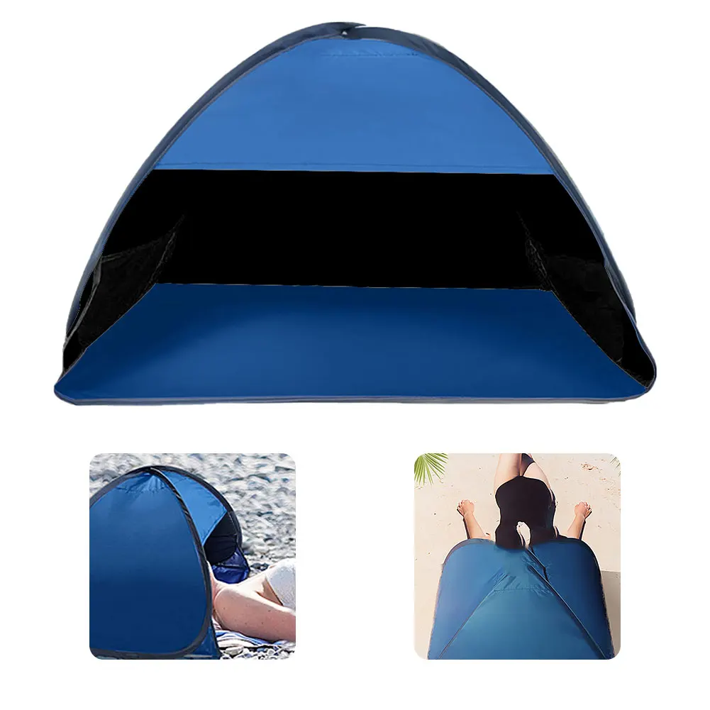 

Portable Outdoor Camping Beach Face Tent Umbrellas Small Awning Mini Head Tent Lightweight Folding UV Protection Sun Shelter