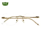 Китайская фабрика, оправы для очков без оправы, Женская оптическая оправа для чтения с ацетатными дужками GR4972