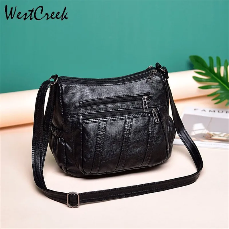 Винтажные женские сумки-мессенджеры WESTCREEK сумки через плечо для женщин женская