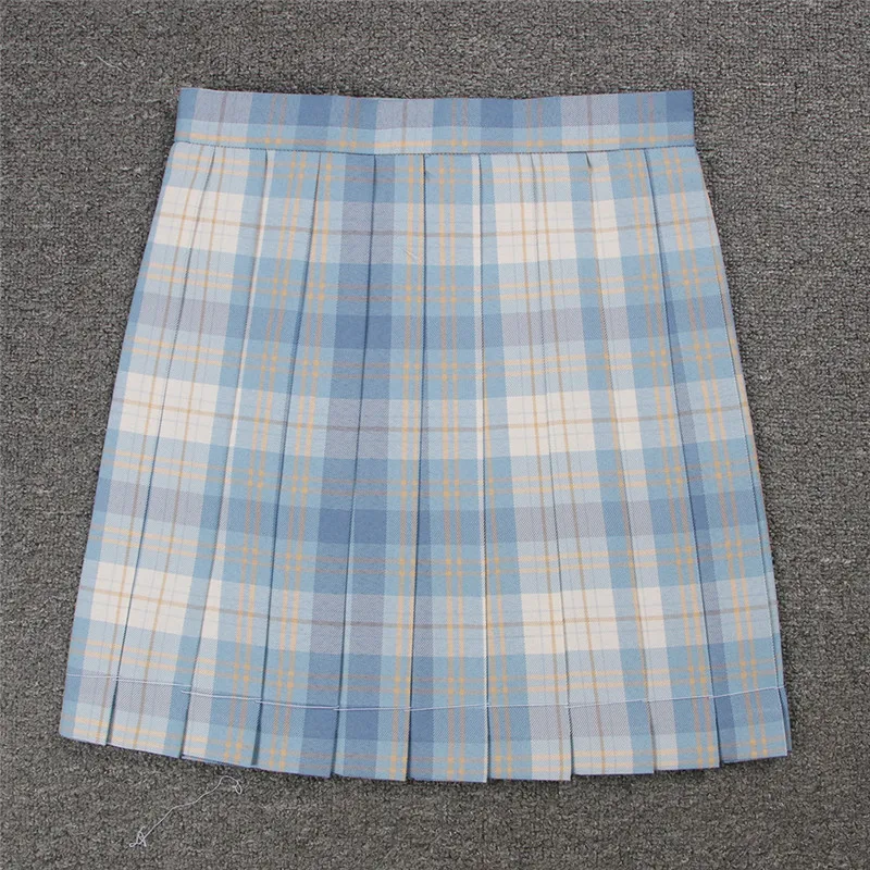 Japanese School Dresses JK Uniform Skirt Tartan Pleated Ice Cream Plaid For Girls Cosplay Anime Sailor Suit | Тематическая одежда