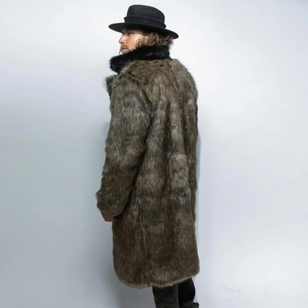 Мужская повседневная куртка из искусственного меха женская верхняя одежда