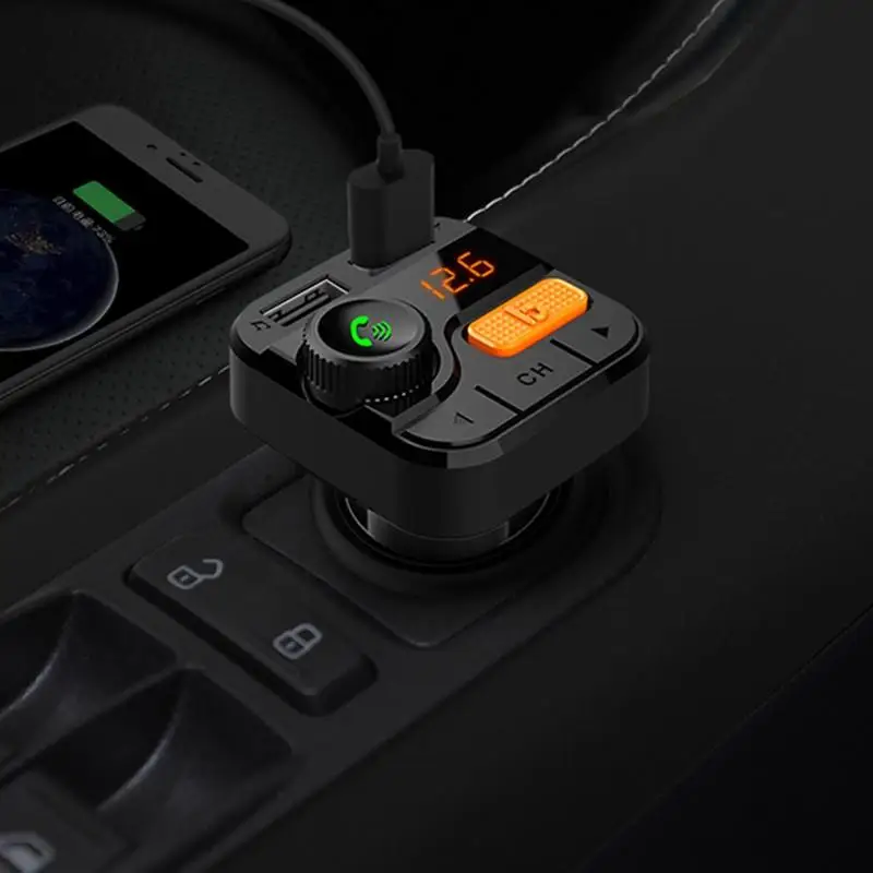 Bluetooth 5 0 беспроводной автомобильный fm-передатчик двойной 3.4A USB Автомобильное