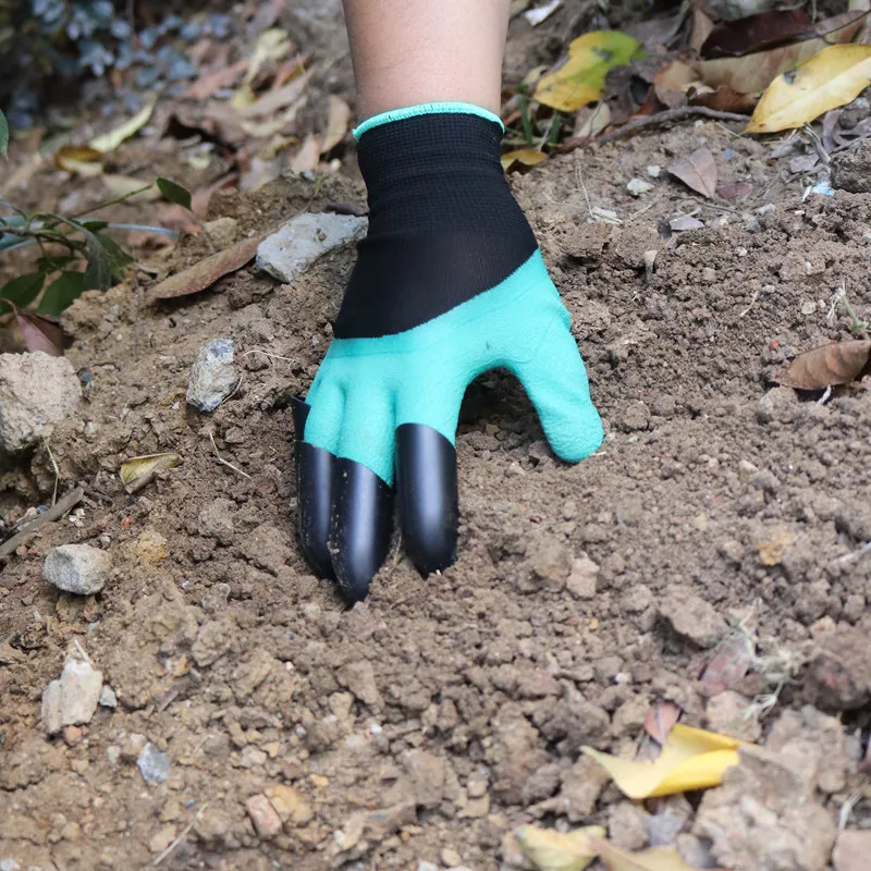 10 пар садовые перчатки с кончиками пальцев когти 4 быстро легко копать защитный