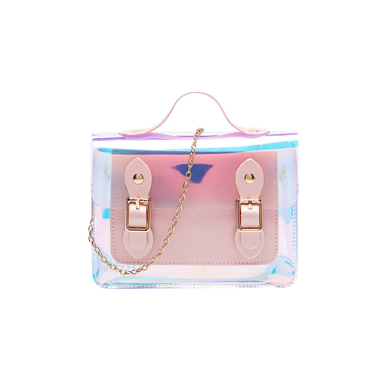 

Star Same Fashion Trend Laser Cute Sweet Candy Color Casual Bag Single Shoulder Messenger Bag Female Postman Bag Cambridge Bag