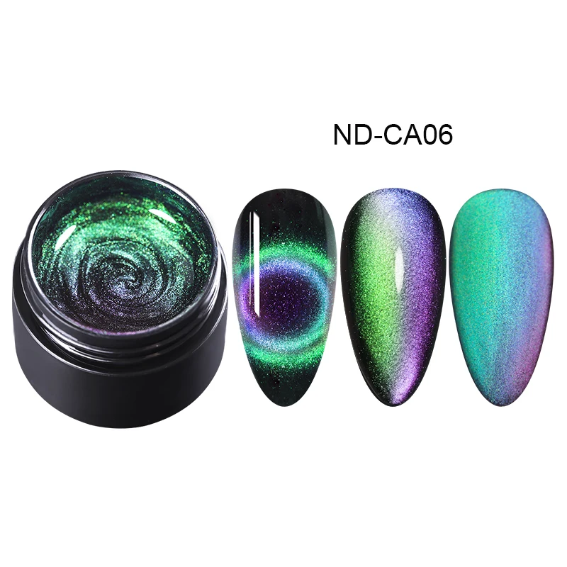 5ml magnetic 6 NICOLE DIARY Блестящий Гель-лак Блестящие Блестки долговечный замачиваемый УФ-гель для ногтей Красный Розовый Цвет Гель-лак для ногтей 5 мл - Цвет: 5ml magnetic 6