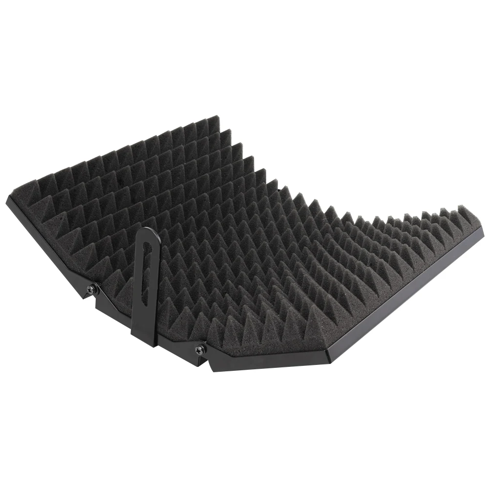 

Accessories Tabletop Adjustable Acoustic Studio Recording Microphone Soundproof Isolation Shield Compact With Tripod Stand