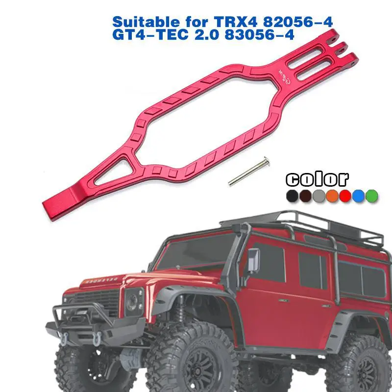 

For Trax TRX-4 Defender 82056-4 GT4-TEC 2.0 83056-4 aluminum alloy battery plate with stainless steel screws #8327