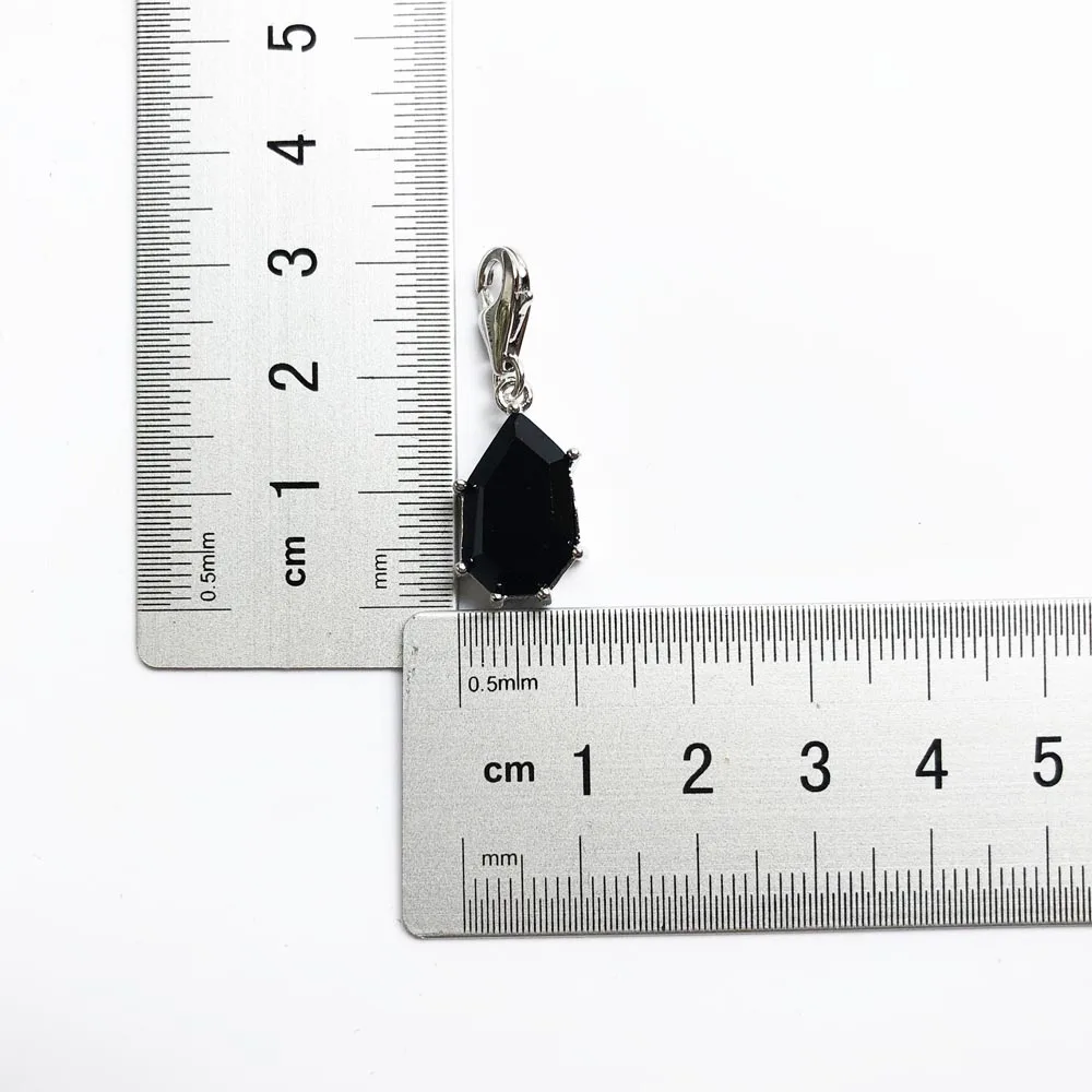 Black Stone Extraordinary Charms 2019 Fashion Jewelry 925 Sterling Silver Trendy Gift For Women Girls Fit Bracelet Necklace Bag | Украшения