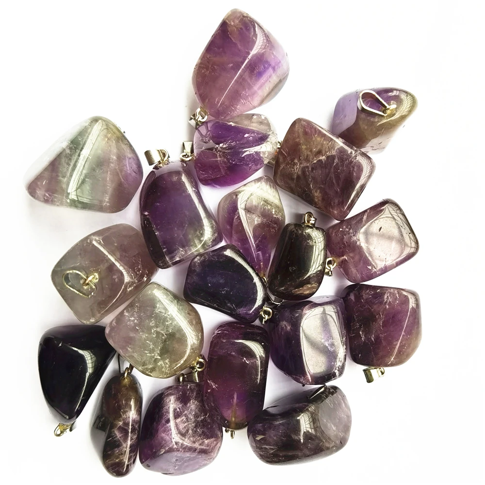 2020 модные новые ювелирные изделия топ продаж натуральный камень аметисты