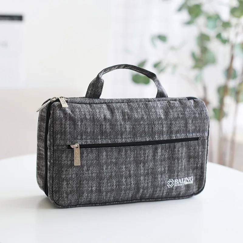 

Men travel make-up toiletry bags cationic Oxford cloth bag hanging hook travel to receive package