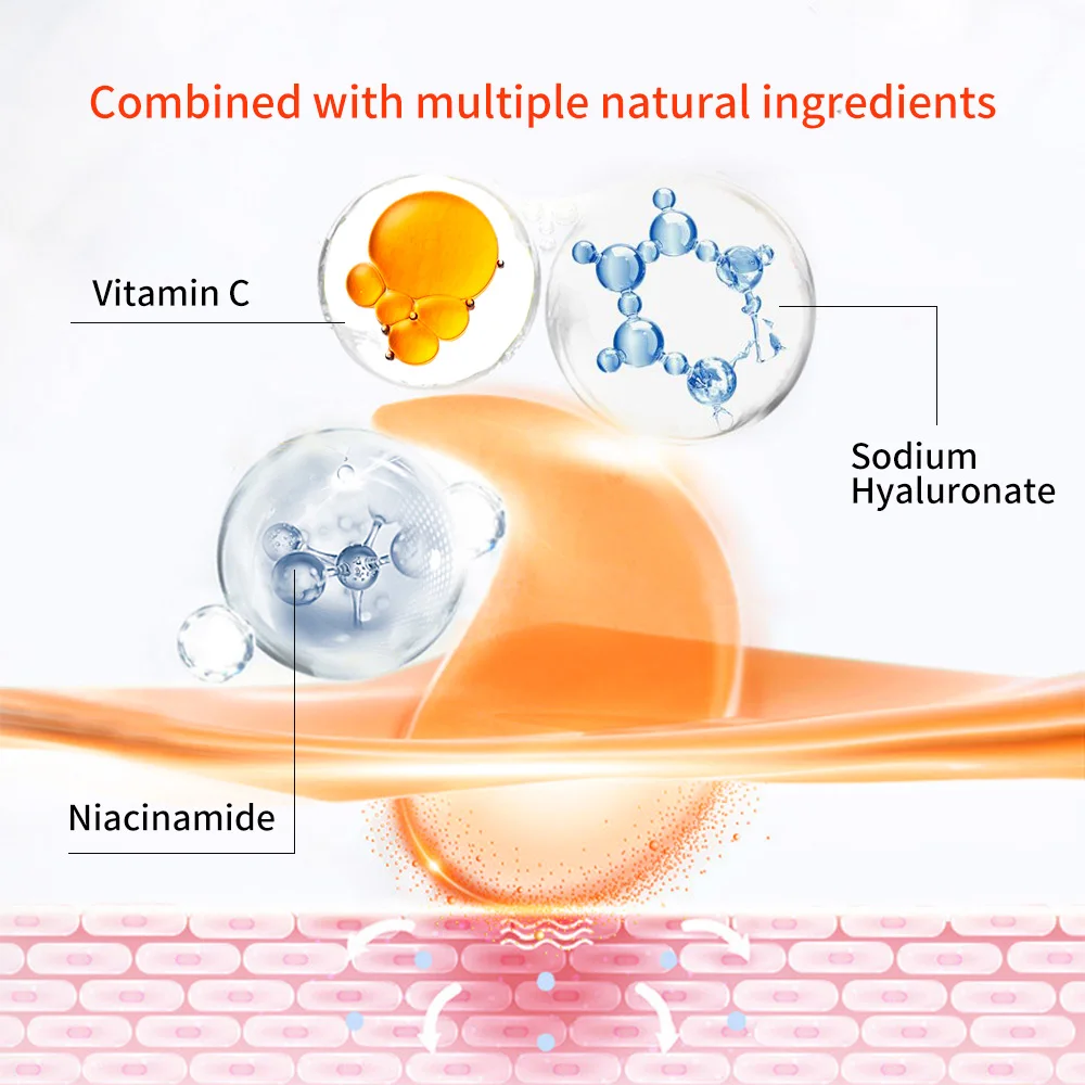 Маска для век LANBENA Vitamina C Коллагеновые патчи темных кругов под глазами