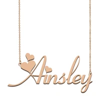 ainsley name necklace custom name necklace for women girls best friends birthday wedding christmas mother days gift