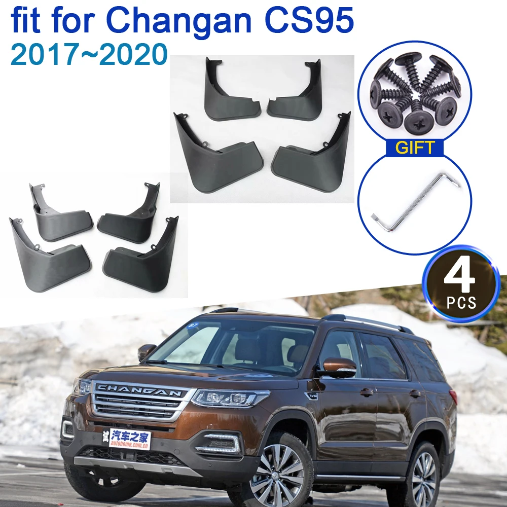 Для Changan CS95 2017 ~ 2020 автомобиля брызговик 4x крыло брызговиков Средства для укладки