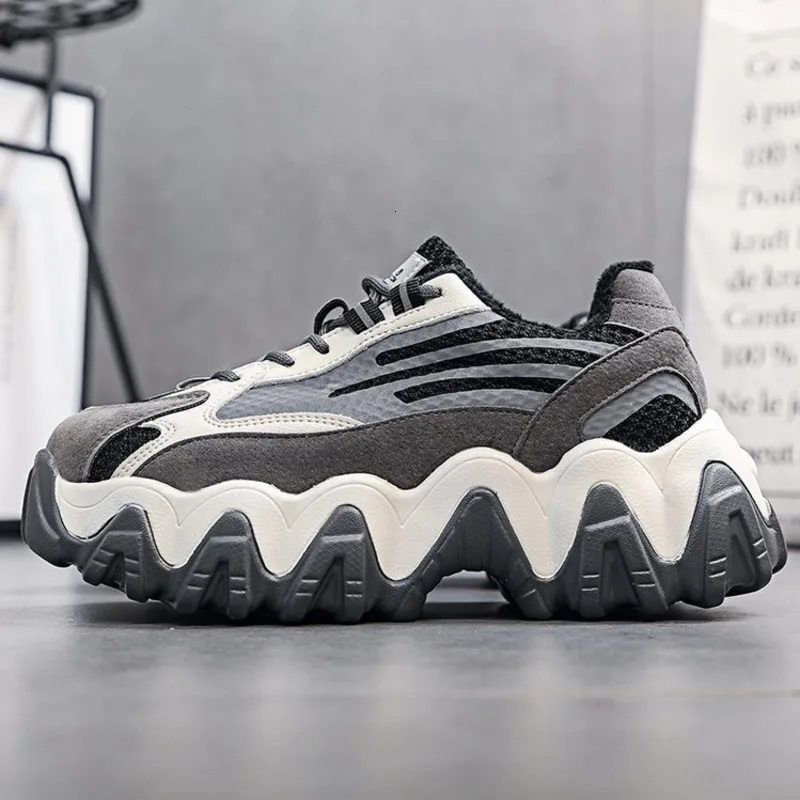 2020 модная женская обувь на шнуровке удобные кроссовки толстой подошве платформе