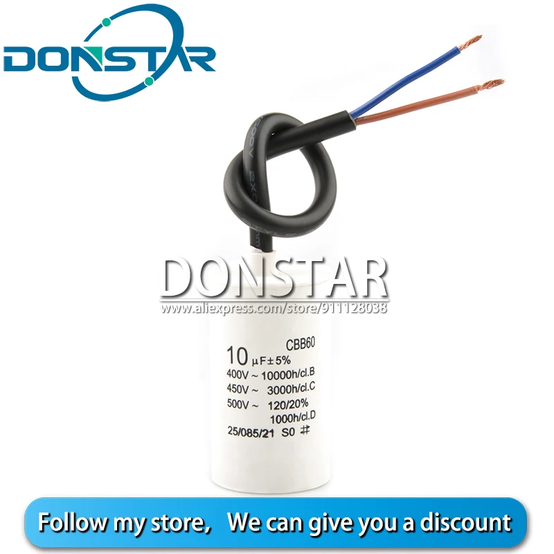 

Washing Machine Starting Motor Run Capacitor CBB60 450V 5UF 10UF 15UF 20UF 25UF 3 4 5 6 8 12 14 16 18 30 35 40 45 50 60 70 80 UF