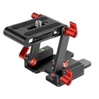 neewer upgraded z flex tilt head z type tripod head with 4 adjustfixing knob quick release plate and spirit level for tripod