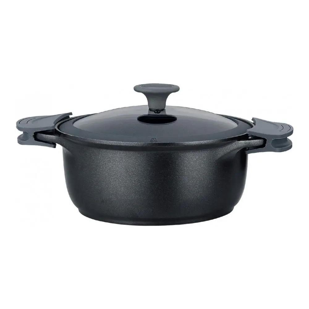 Кастрюля с крышкой Walmer Nordic 2 3л 20см черный w35122095|Кастрюли для супа и бульона| |
