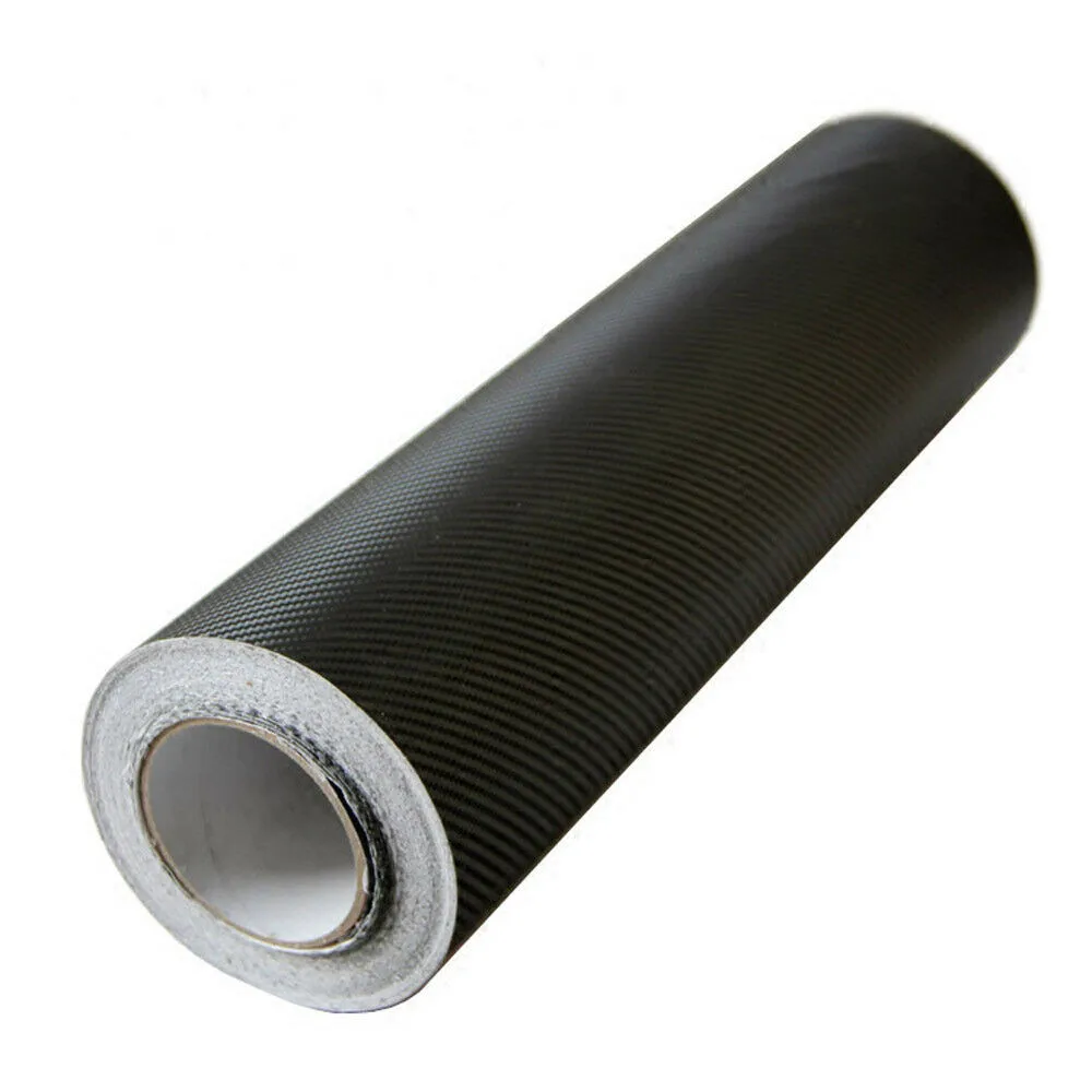 

40cm 3D Black Carbon Fiber Sticker Auto Interior Accessories Panel Black Carbon Fiber Vinyl Wrap DIY Sticker