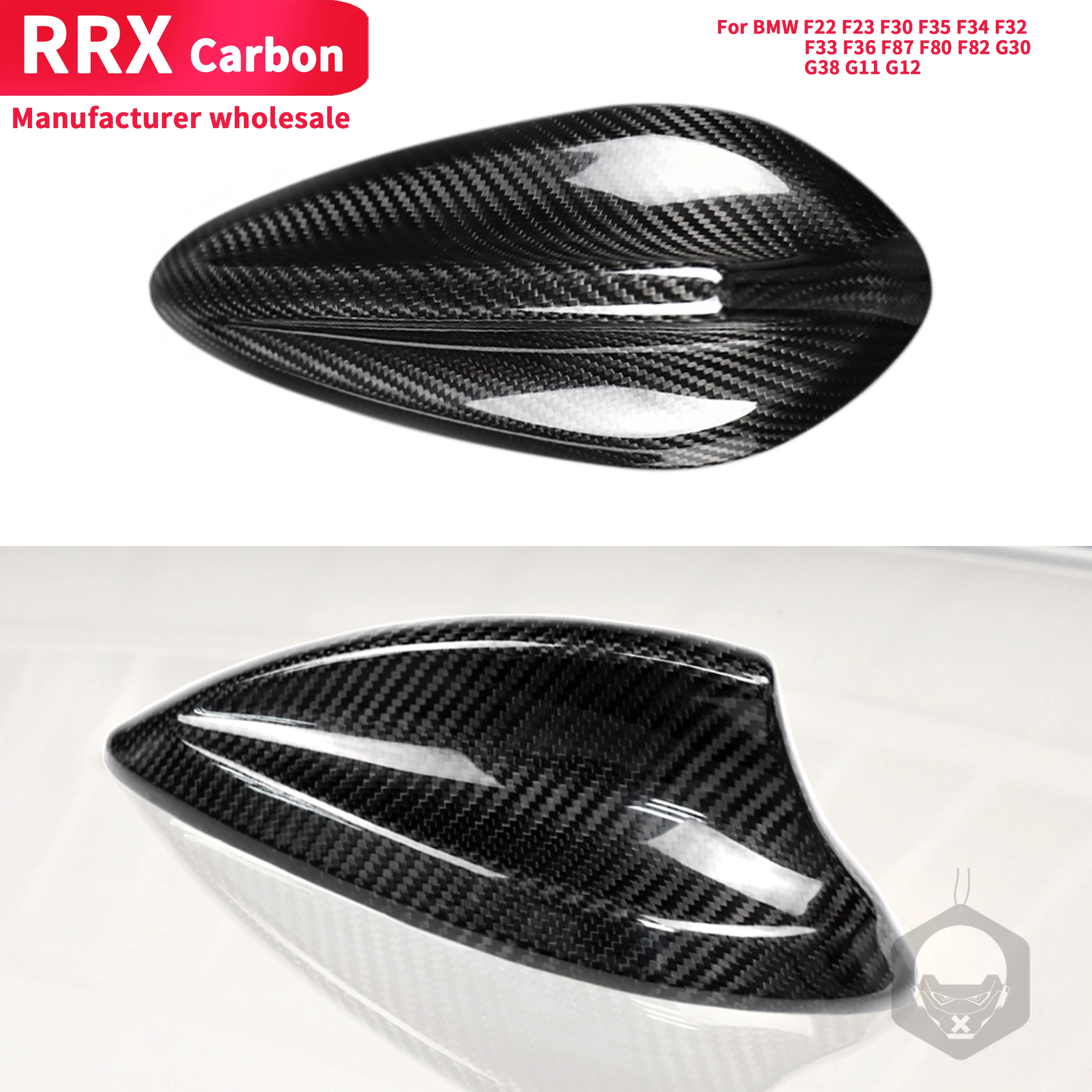 

Shark Fin Antenna Cover Sticker For BMW F22 F23 F30 F35 F34 F32 F33 F36 M2 F87 M3 F80 M4 F82 G30 G38 G11 G12 Real Carbon Fiber