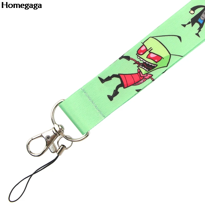 Homegaga Мультяшные шнурки для ключей телефона крутой шейный ремешок USB ID держатели