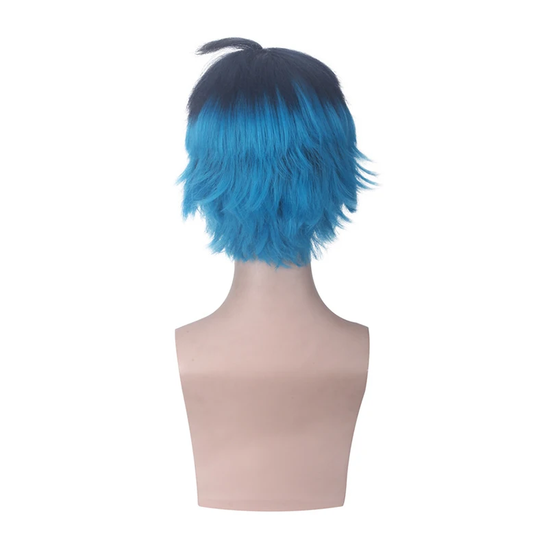 Божья коровка лука Косплей парики Черный Синий Омбре ролевые игры Жаростойкие