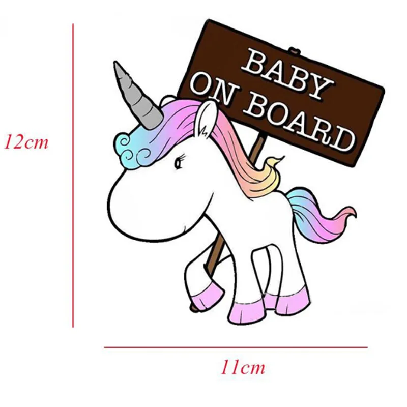 Детская настольная игра прекрасный винил Водонепроницаемый Единорог автомобиля