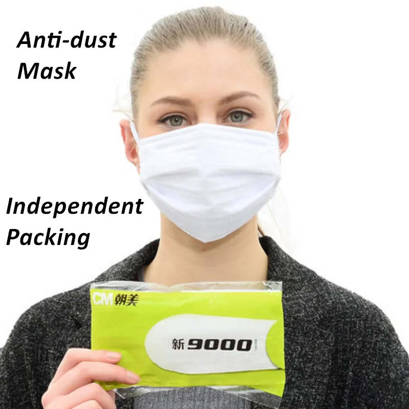 Mascarilla PM2.5 lavable, máscara facial de algodón reutilizable con filtro de seis...