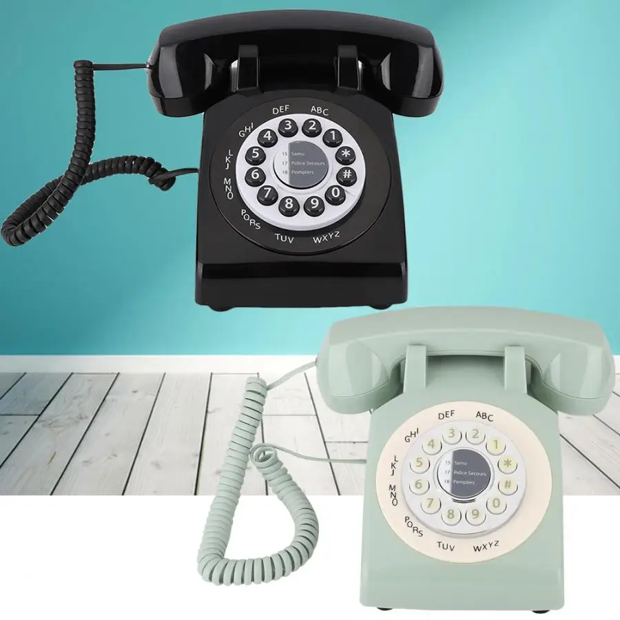 Телефон портативный Ретро стиль винтажный старомодный настольный телефон порттелефон.