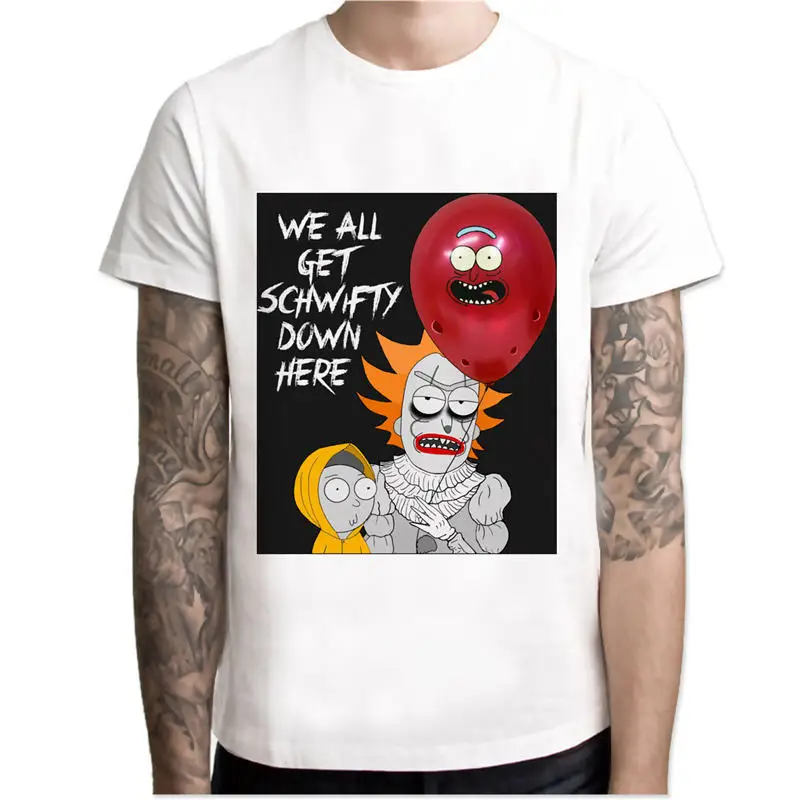 G26 Мужская футболка rick and morty, новая футболка аниме Rick y morty, забавная футболка для мужчин, классные мужские футболки топы - Цвет: G26