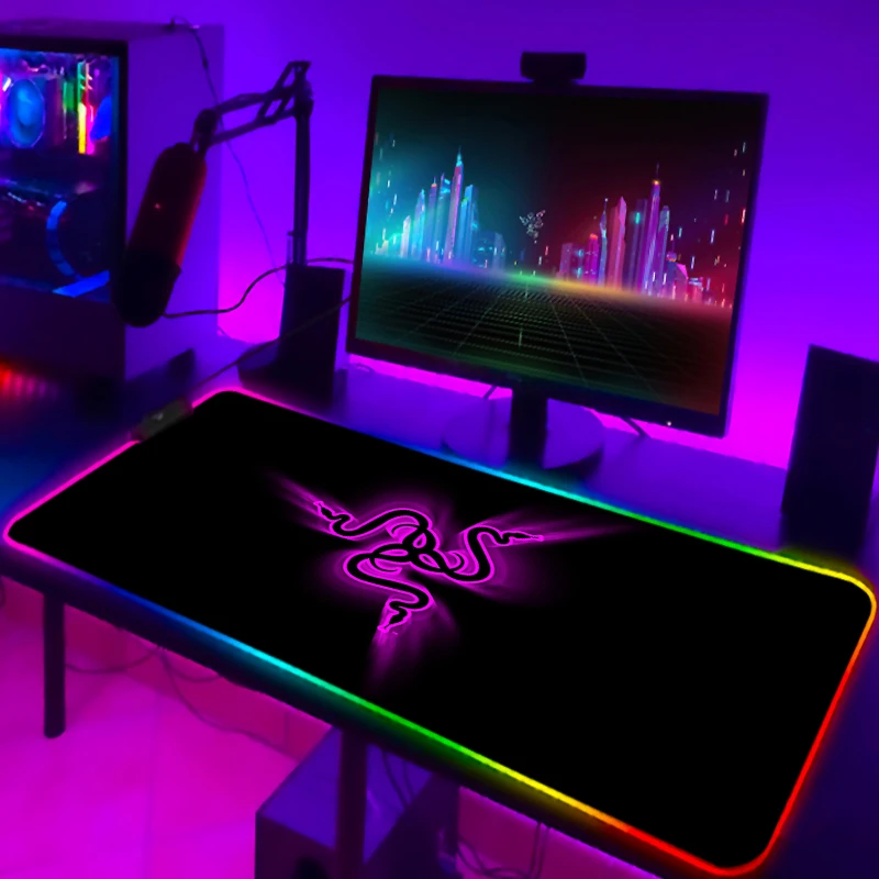 Аксессуары для геймеров Rgb коврик мыши RAZER игровые коврики клавиатуры ПК