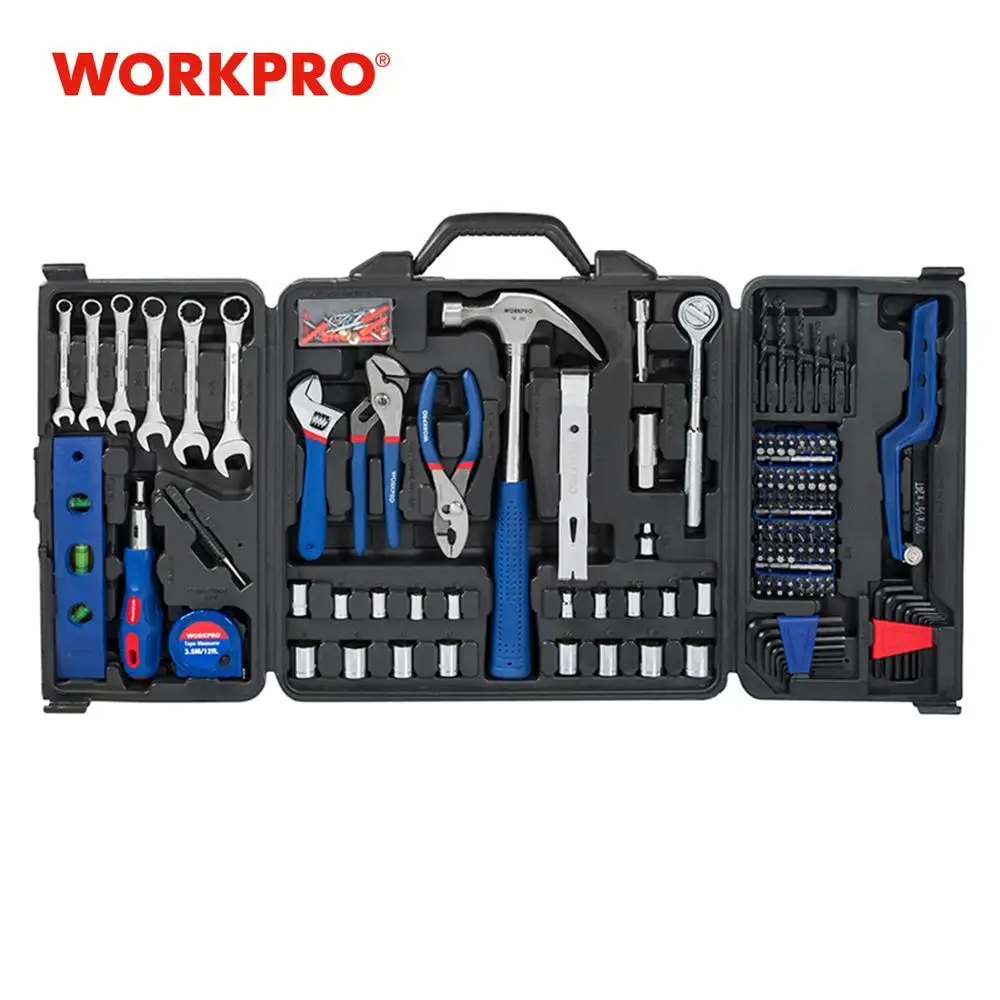 WORKPRO 201 шт. Набор инструментов домашние инструменты ручной набор для розетки