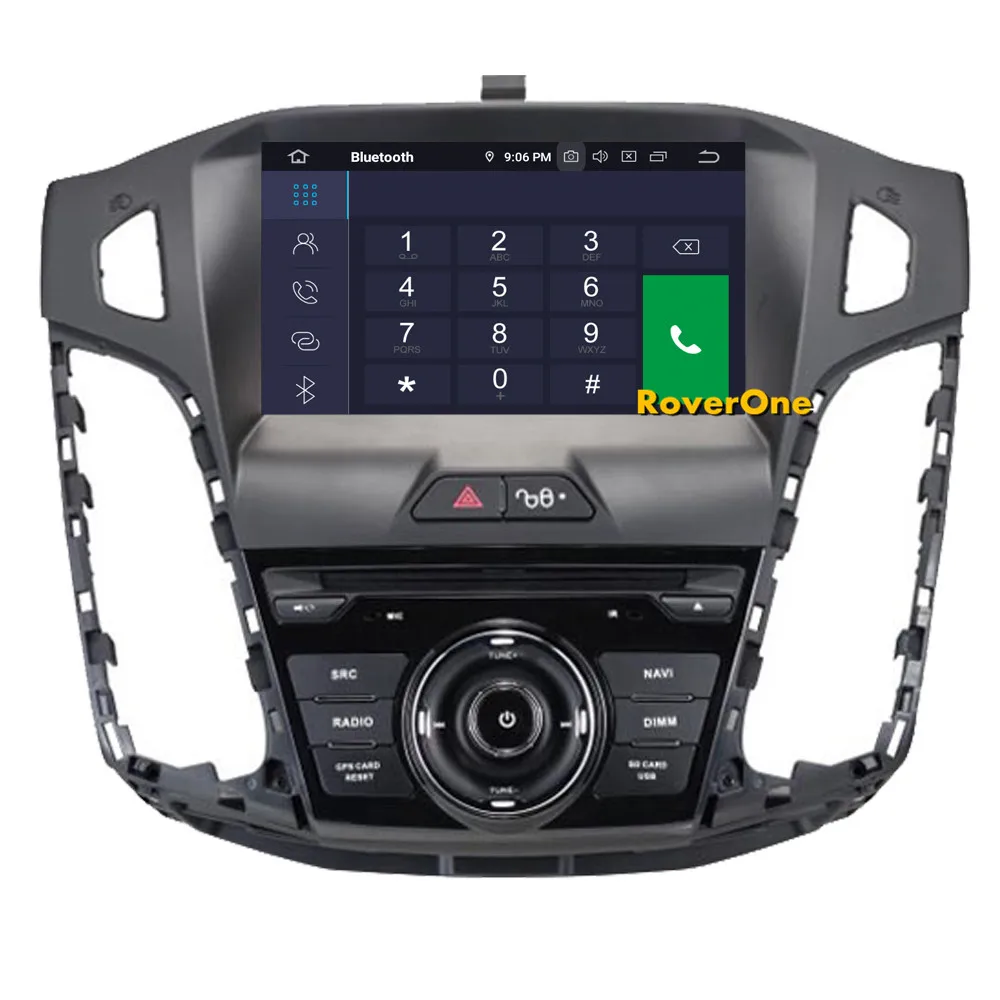 Автомобильный мультимедийный плеер RoverOne для Ford Focus 3 2012 2013 Android 9,0 4G+ 64G Авторадио DVD Радио Стерео gps навигация