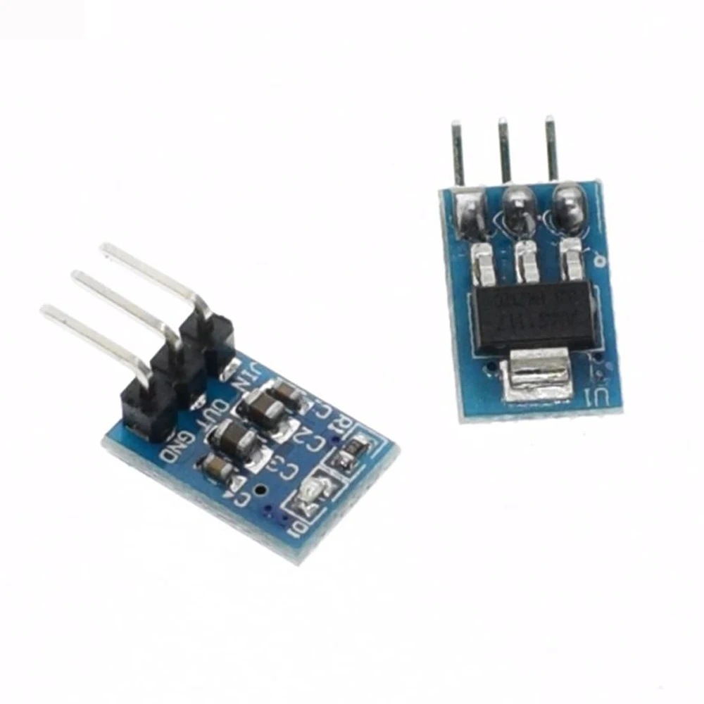 5 шт 3pin 3 V AMS1117 3.3 800MA модули Регулятор IC модуль питания высокое качество|Адаптеры