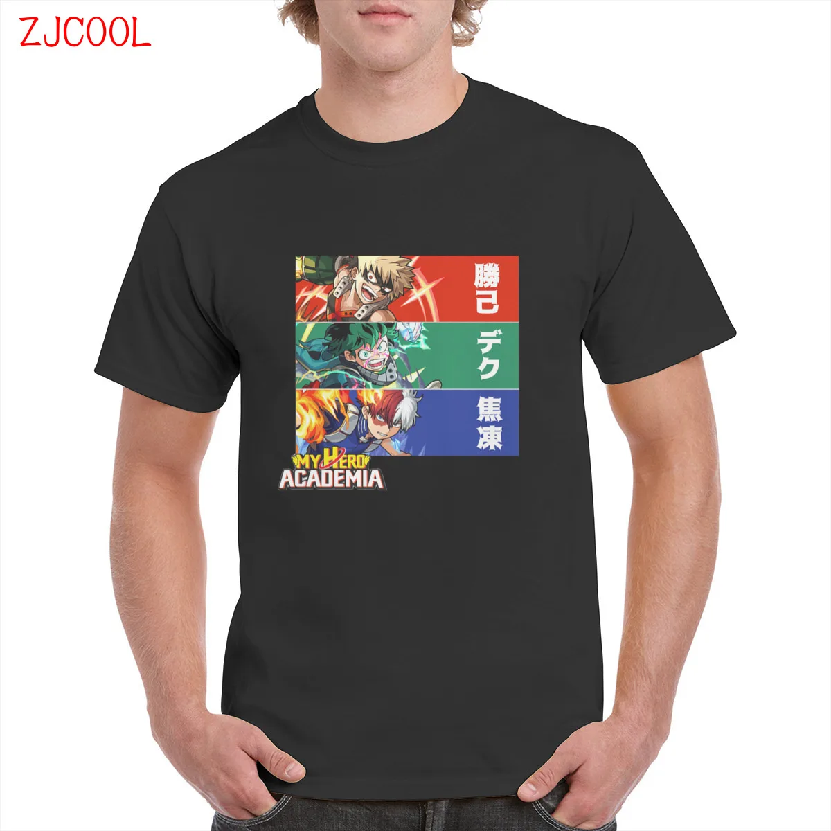 

Deku Midoriya izuku Anime Comics Hot t shirt Top Soft Oversized Cotton Tee Female/Man T-Shirt Passionate