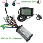 FOCAN 24 В, 36 В, 48 В, 60 в, 250 Вт, 350 Вт, контроллер бесщеточного электродвигателя постоянного тока для электронного велосипеда, электронный мотоцикл с ЖК-дисплеем SW900, один комплект