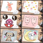 Большая Акция, блокнот, планшетофон для мыши в виде Свинки и кота, геймерские игровые коврики, маленький размер для 180*220*2 мм