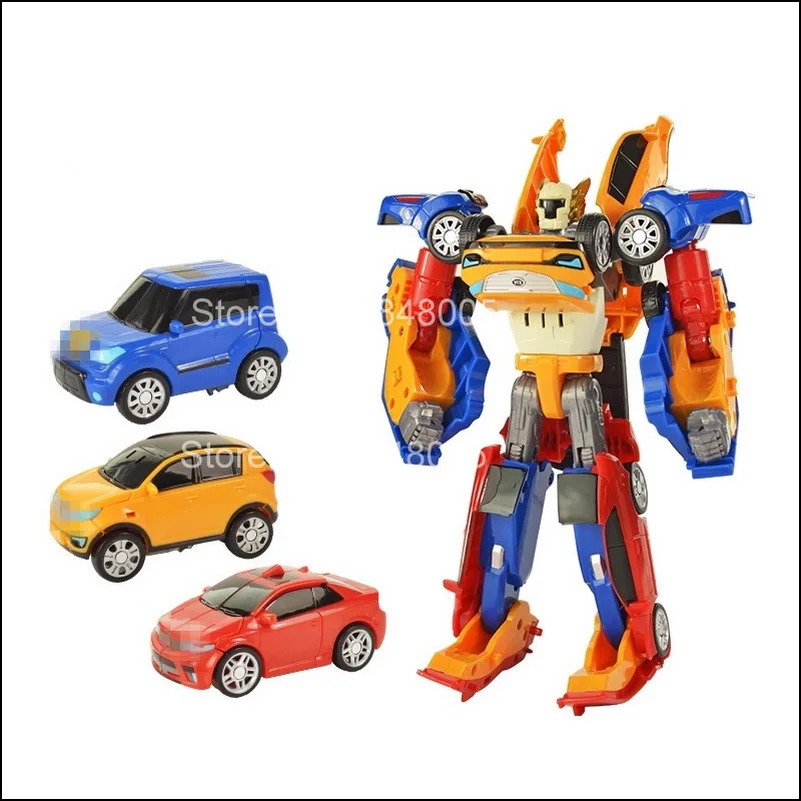 3 in 1 Tobot Transformation Robot Toys Korea Cartoon Brothers Anime Deformation Car Airplane for Child Gift | Игрушки и хобби