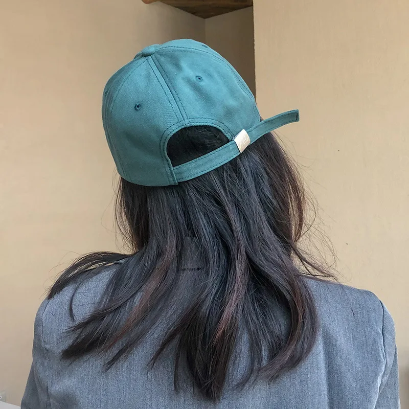 Harajuku Solid Ring Safety Pin Curved Hats Fashion Hoop Baseball Cap Women Men Sun Cap Snapback Hip Hop Caps