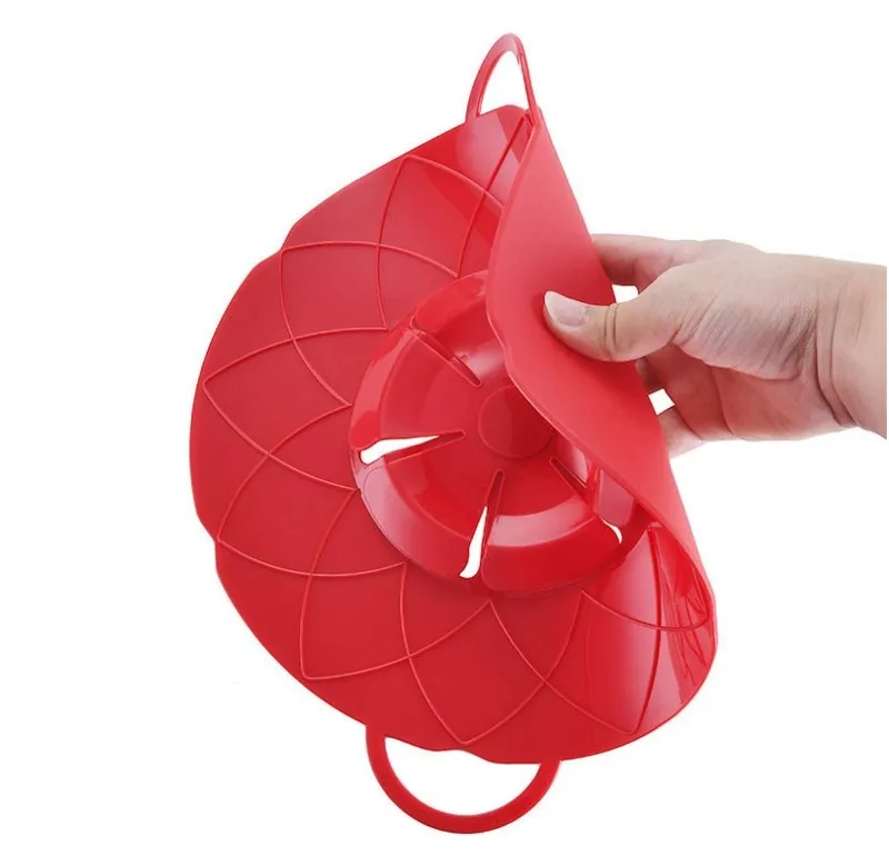 Кухонные приборы силиконовая крышка пробка от протекания для кастрюли крышки