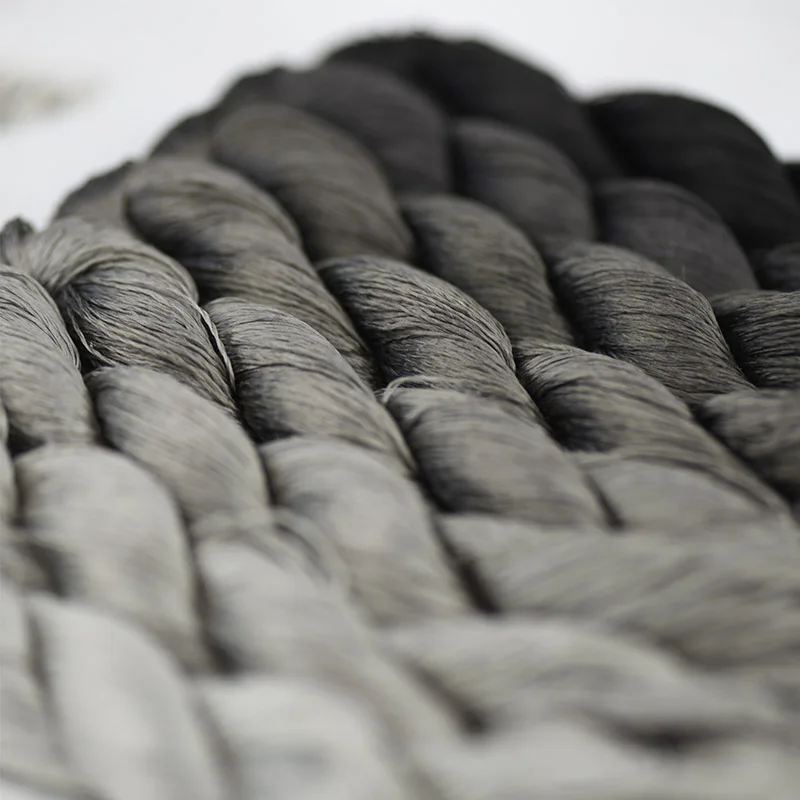 1 шт./400 м шелковая нить для вышивки/100% Шелковая нить/ручная вышивка крестиком/leaden