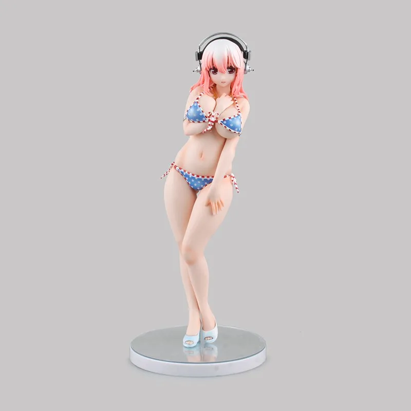 Super Sonic Sexy Bikini Figure Japanese Anime 25cm With Headphones PVC Women girl | Игрушки и хобби