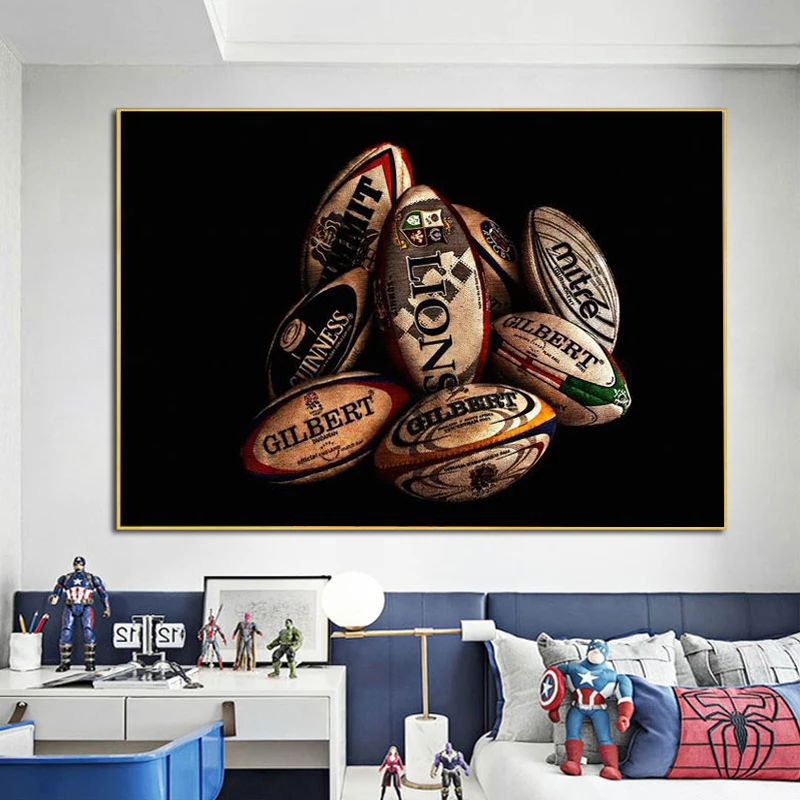 

Wall Art American Football Poster Interior Canvas Painting Print Retro Sport Picture for Living Room Home Decoration Cuadros