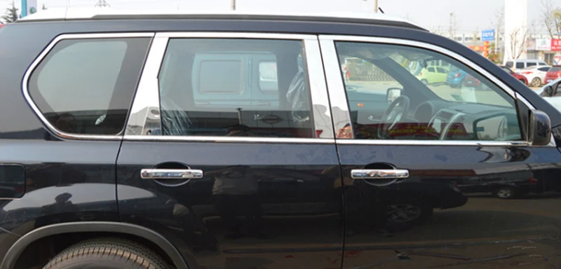 22 шт для nissan X Trail 2010 2013 украшение окна средняя колонна Декоративная полоса