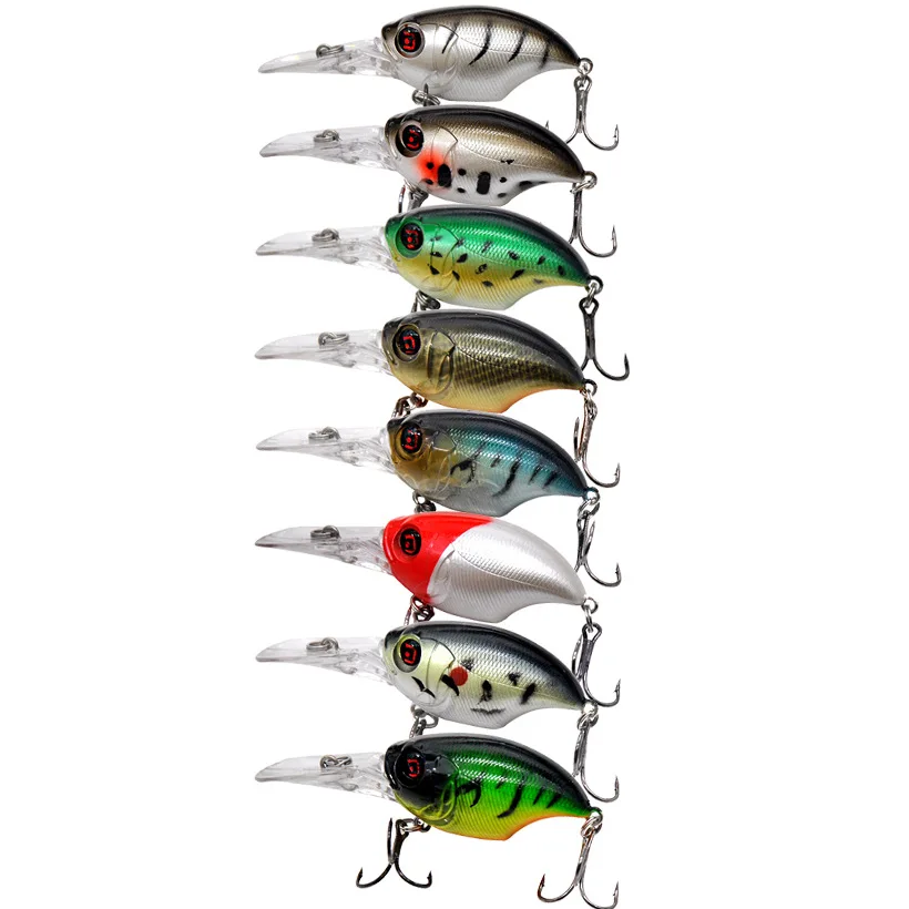 

Fishing Lures 5.8cm 8.5g Minnow Crankbait Lures 8 Colors Deep Diving Crankbait Pike Fishing Bait Hard Saltwater