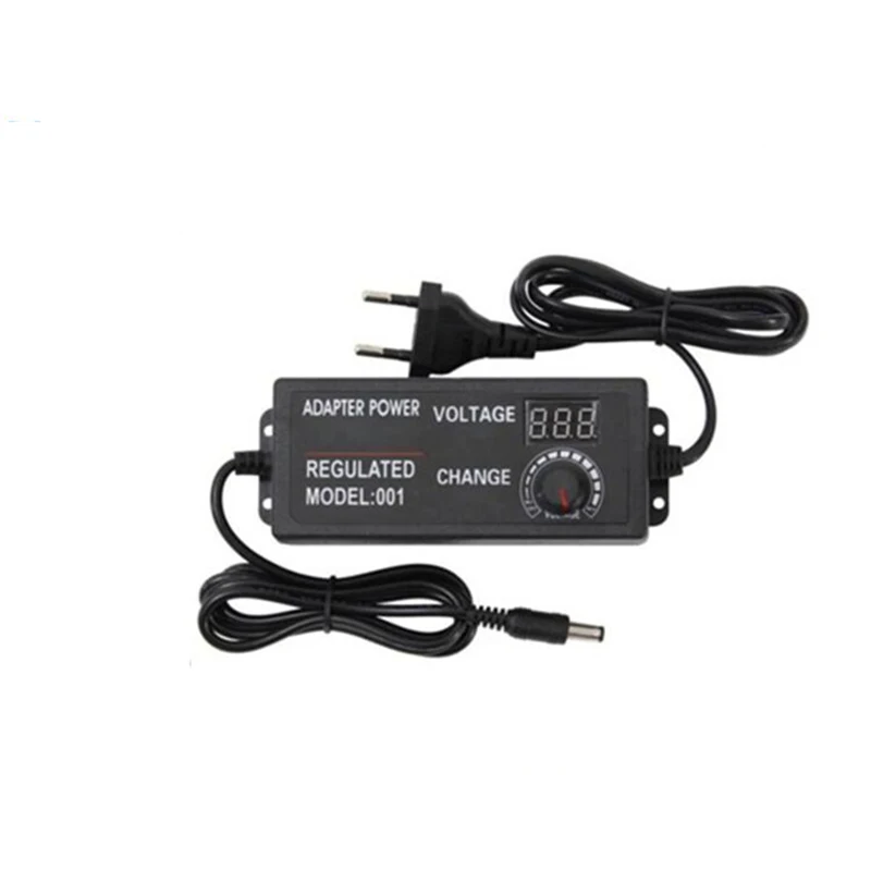 Регулируемый адаптер питания с регулируемым напряжением универсальный дисплеем
